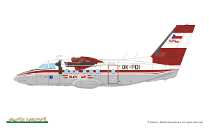 Сборная модель 1/72 Let L-410UVP TURBOLET (Eduard kits)