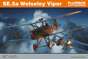 Сборная модель 1/48 Royal Aircraft Factory S.E.5a Wolseley "Profipack Edition" (Eduard kits)