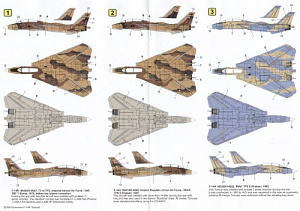 Декаль 1/32 Grumman F-14A Tomcats (6)  (Techmod)