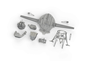 Дополнения из смолы 1/48 Ниша шасси Grumman F4F-4 Wildcat (для модели Eduard)