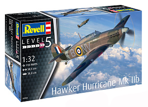 Сборная модель 1/32 Hawker Hurricane Mk.IIb (Revell) (повреждённая упаковка)