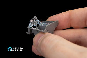 3D Декаль интерьера кабины Су-27УБ (для модели GWH)