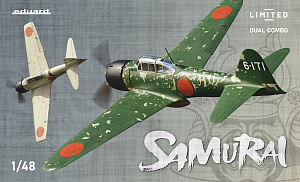 Сборная модель 1/48 Mitsubishi A6M3 Zero SAMURAI DUAL COMBO (Eduard kits)