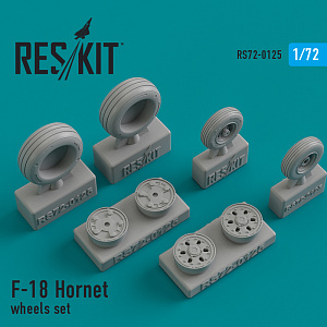 Дополнения из смолы 1/72 Набор колес на Boeing F/A-18 (ResKit)