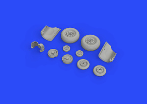 Дополнения из смолы 1/48 Колеса МиГ-23МЛ (для модели Eduard kits/Trumpeter)
