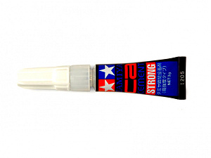 Клей цианокрилатовый (Strong) в тюбике (Tamiya) (3ml)