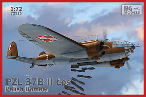 Сборная модель 1/72 PZL P.37B II Los - Polish Medium Bomber (IBG Models)