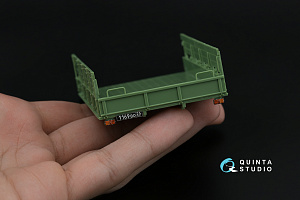 3D Декаль интерьера кабины УРАЛ 4320 (KittyHawk/Zimi model) (с 3D-печатными деталями)