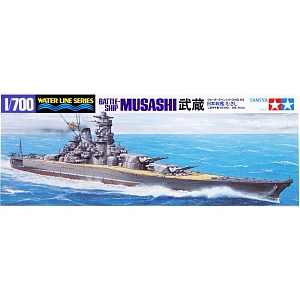 Сборная модель 1/700 «Мусаси» — японский линкор (Tamiya)