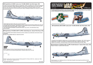 Декаль 1/72 Boeing B-29A Superfortress (2) (Kits-World)