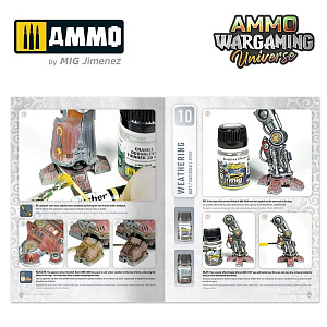 Набор для создания эффектов AMMO WARGAMING UNIVERSE 03 -Weathering Combat Armour (Ammo Mig)