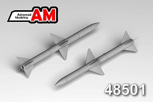 Дополнения из смолы 1/48 Авиационная управляемая ракета AIM-7E (Advanced Modeling)