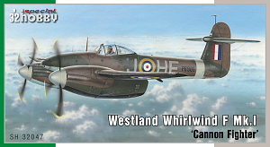 Сборная модель 1/32 Westland Whirlwind Mk.I (Special Hobby)