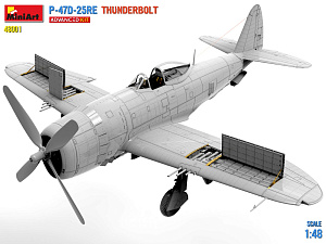 Сборная модель 1/48 Republic P-47D -25RE Thunderbolt ADVANCED KIT (Mini Art)