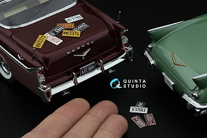 Автомобильные номера США, юго-западные штаты, 1950-1960 (для всех моделей) (на метал. основании), ч1