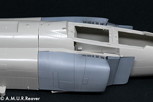 Дополнения из смолы 1/32 Воздухозаборники для моделей F-4C/D/E/EJ/G для Tamiya (A.M.U.R.Reaver)
